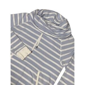 Lauren Ralph Lauren,‎ Blue Striped Turtleneck Sweater, Size XXS, KB48